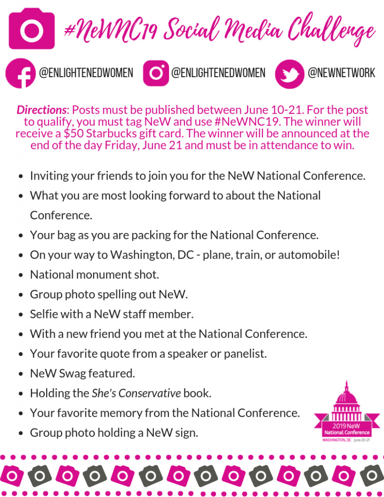 The NeW National Conference Social Media Scavenger Hunt Network of